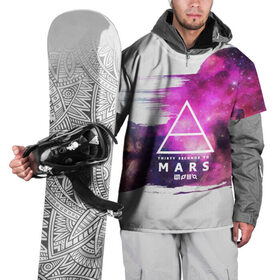 Накидка на куртку 3D с принтом 30 Seconds to Mars в Белгороде, 100% полиэстер |  | 