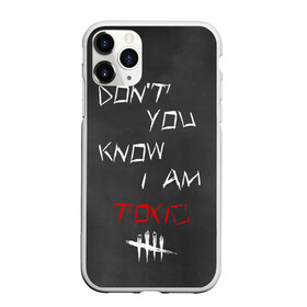 Чехол для iPhone 11 Pro матовый с принтом I am TOXIC в Белгороде, Силикон |  | dbd | dead by daylight | toxic | дбд | токсик