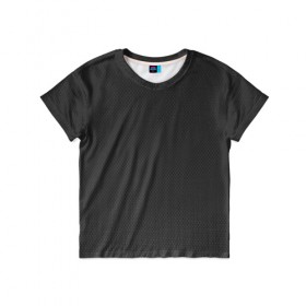 Детская футболка 3D с принтом Кевлар Ультра в Белгороде, 100% гипоаллергенный полиэфир | прямой крой, круглый вырез горловины, длина до линии бедер, чуть спущенное плечо, ткань немного тянется | black | carbon | карбон | кевлар | кольчуга