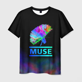 Мужская футболка 3D с принтом Muse в Белгороде, 100% полиэфир | прямой крой, круглый вырез горловины, длина до линии бедер | muse | альтернативный | группа | доминик ховард | крис уолстенхолм | мосе | моус | моусе | муз | муза | музе | музыка | мусе | мэттью беллами | прогрессивный | рок | симфонический | спейс | спейсрок