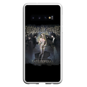 Чехол для Samsung Galaxy S10 с принтом Cryptoriana в Белгороде, Силикон | Область печати: задняя сторона чехла, без боковых панелей | Тематика изображения на принте: cradle of filth | колыбель порока
