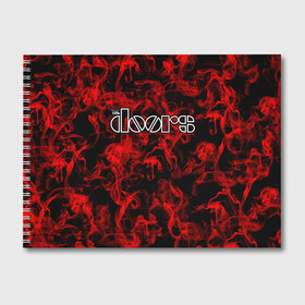 Альбом для рисования с принтом The Doors в Белгороде, 100% бумага
 | матовая бумага, плотность 200 мг. | группа | двери | дорз | дорс | зе дорс