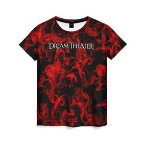 Женская футболка 3D с принтом Dream Theater в Белгороде, 100% полиэфир ( синтетическое хлопкоподобное полотно) | прямой крой, круглый вырез горловины, длина до линии бедер | альтернативный | американская | глэм | готик | гранж | группа | метал | модные | музыка | пост | рок | хард