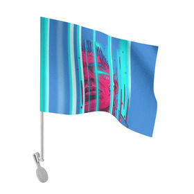 Флаг для автомобиля с принтом Элджей в Белгороде, 100% полиэстер | Размер: 30*21 см | sayonara boy | морген | сайонара | элджей