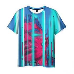 Мужская футболка 3D с принтом Элджей в Белгороде, 100% полиэфир | прямой крой, круглый вырез горловины, длина до линии бедер | sayonara boy | морген | сайонара | элджей