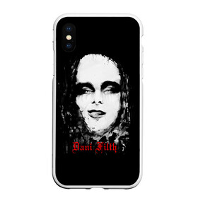 Чехол для iPhone XS Max матовый с принтом Dani Filth в Белгороде, Силикон | Область печати: задняя сторона чехла, без боковых панелей | cradle of filth | колыбель порока