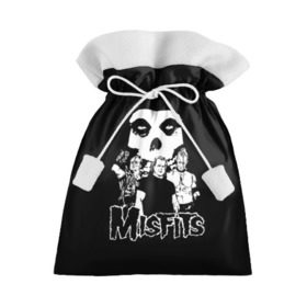 Подарочный 3D мешок с принтом Misfits в Белгороде, 100% полиэстер | Размер: 29*39 см | Тематика изображения на принте: horror | punk | rock | альтернатива | группа | мисфитс | неприкаянные | панк | рок | хоррор