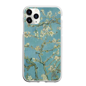 Чехол для iPhone 11 Pro Max матовый с принтом Ван Гог Цветущие ветки миндаля в Белгороде, Силикон |  | вангог | винсент | живопись | картина | цветы