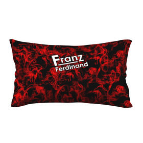 Подушка 3D антистресс с принтом Franz Ferdinand в Белгороде, наволочка — 100% полиэстер, наполнитель — вспененный полистирол | состоит из подушки и наволочки на молнии | franz ferdinand | готик | музыка | рок группа