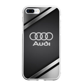 Чехол для iPhone 7Plus/8 Plus матовый с принтом AUDI SPORT в Белгороде, Силикон | Область печати: задняя сторона чехла, без боковых панелей | 