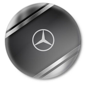 Значок с принтом MERCEDES SPORT в Белгороде,  металл | круглая форма, металлическая застежка в виде булавки | auto | automobile | car | carbon | machine | mercedes benz | motor | motor car | sport car | автомашина | бренд | легковой автомобиль | марка | спортивный автомобиль | тачка