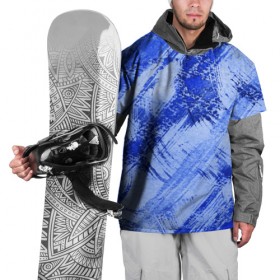 Накидка на куртку 3D с принтом Брызги и полосы-3 в Белгороде, 100% полиэстер |  | Тематика изображения на принте: абстракция | брызги краски | кляксы | полосы | пятна | разводы | синий