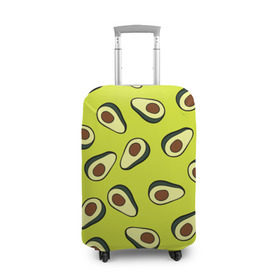 Чехол для чемодана 3D с принтом Авокадо в Белгороде, 86% полиэфир, 14% спандекс | двустороннее нанесение принта, прорези для ручек и колес | avocado | food | fruit | pattern | vegan | vegetarian | авокадо | веган | вегетарианство | еда | паттерн | правильное питание | фрукт
