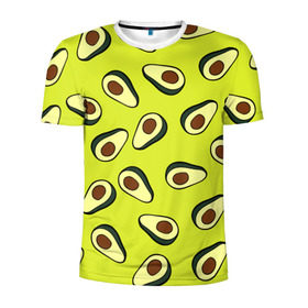 Мужская футболка 3D спортивная с принтом Авокадо в Белгороде, 100% полиэстер с улучшенными характеристиками | приталенный силуэт, круглая горловина, широкие плечи, сужается к линии бедра | Тематика изображения на принте: avocado | food | fruit | pattern | vegan | vegetarian | авокадо | веган | вегетарианство | еда | паттерн | правильное питание | фрукт