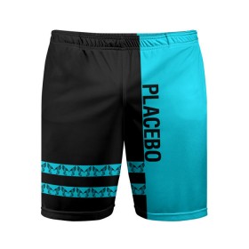 Мужские шорты 3D спортивные с принтом Placebo в Белгороде,  |  | placebo | альтернативный | инди | индирок | плацебо | рок