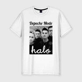 Мужская футболка премиум с принтом Depeche mode в Белгороде, 92% хлопок, 8% лайкра | приталенный силуэт, круглый вырез ворота, длина до линии бедра, короткий рукав | depeche mode | депеш мод | музыка