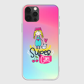 Чехол для iPhone 12 Pro Max с принтом SUPER GIRL в Белгороде, Силикон |  | flower | girl | life | name | spring | букет | весна | девочки | дети | животные | надписи | орхидея | позитив | радуга | смайл | счастье | текстура | узор | цветочный | цветы