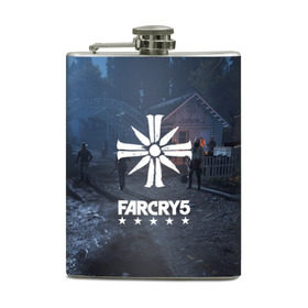 Фляга с принтом Cult Far Cry в Белгороде, металлический корпус | емкость 0,22 л, размер 125 х 94 мм. Виниловая наклейка запечатывается полностью | 