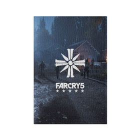 Обложка для паспорта матовая кожа с принтом Cult Far Cry в Белгороде, натуральная матовая кожа | размер 19,3 х 13,7 см; прозрачные пластиковые крепления | Тематика изображения на принте: 