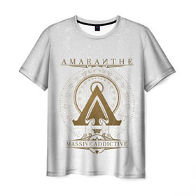 Мужская футболка 3D с принтом Amaranthe в Белгороде, 100% полиэфир | прямой крой, круглый вырез горловины, длина до линии бедер | amaranthe | амаранте | датская | дэт | метал | пауэр | шведская