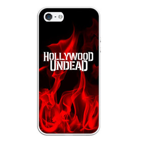 Чехол для iPhone 5/5S матовый с принтом Hollywood Undead в Белгороде, Силикон | Область печати: задняя сторона чехла, без боковых панелей | hollywood undead | punk | rock | альтернативный хип хоп | группа | инди поп | музыка | музыкальное произведение | ноты | панк | регги | рок | синти поп