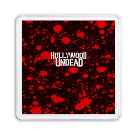 Магнит 55*55 с принтом Hollywood Undead в Белгороде, Пластик | Размер: 65*65 мм; Размер печати: 55*55 мм | hollywood undead | punk | rock | альтернативный хип хоп | группа | инди поп | музыка | музыкальное произведение | ноты | панк | регги | рок | синти поп