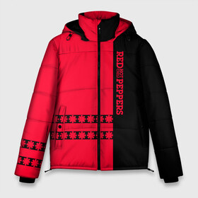 Мужская зимняя куртка 3D с принтом Red Hot Chili Peppers в Белгороде, верх — 100% полиэстер; подкладка — 100% полиэстер; утеплитель — 100% полиэстер | длина ниже бедра, свободный силуэт Оверсайз. Есть воротник-стойка, отстегивающийся капюшон и ветрозащитная планка. 

Боковые карманы с листочкой на кнопках и внутренний карман на молнии. | Тематика изображения на принте: red hot chili peppers | rhcp | перцы | ред хот чили пепперс | рхчп | рэд