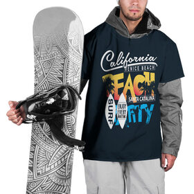 Накидка на куртку 3D с принтом Калифорния в Белгороде, 100% полиэстер |  | Тематика изображения на принте: california | party | surf | surfing | usa | вечеринка | калифорния | летние | лето | море | надписи | океан | пляж | с надписями | серф | серфинг | сша