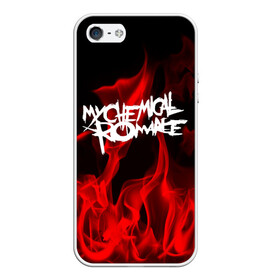 Чехол для iPhone 5/5S матовый с принтом My Chemical Romance в Белгороде, Силикон | Область печати: задняя сторона чехла, без боковых панелей | my chemical romance | punk | rock | альтернативный хип хоп | группа | инди поп | музыка | музыкальное произведение | ноты | панк | регги | рок | синти поп