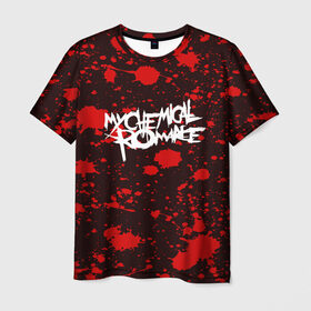 Мужская футболка 3D с принтом My Chemical Romance в Белгороде, 100% полиэфир | прямой крой, круглый вырез горловины, длина до линии бедер | my chemical romance | punk | rock | альтернативный хип хоп | группа | инди поп | музыка | музыкальное произведение | ноты | панк | регги | рок | синти поп