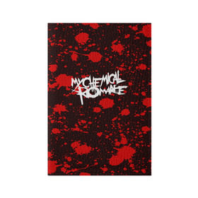 Обложка для паспорта матовая кожа с принтом My Chemical Romance в Белгороде, натуральная матовая кожа | размер 19,3 х 13,7 см; прозрачные пластиковые крепления | my chemical romance | punk | rock | альтернативный хип хоп | группа | инди поп | музыка | музыкальное произведение | ноты | панк | регги | рок | синти поп