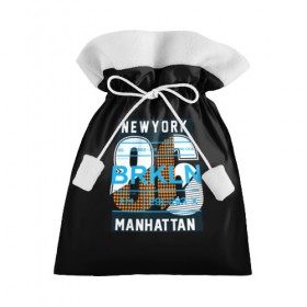 Подарочный 3D мешок с принтом Бруклин Нью-Йорк в Белгороде, 100% полиэстер | Размер: 29*39 см | Тематика изображения на принте: brooklyn | new york | urban | бронкс | бруклин | манхеттен | манхэттен | нью йорк | сша | урбан | урбан стиль | штаты