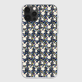 Чехол для iPhone 12 Pro Max с принтом Зайцы в Белгороде, Силикон |  | anime | аниме | в горох | голова животного | для девушек | зайцы | кролик | милый зайка