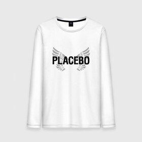 Мужской лонгслив хлопок с принтом Placebo в Белгороде, 100% хлопок |  | placebo | альтернативный | инди | индирок | плацебо | рок