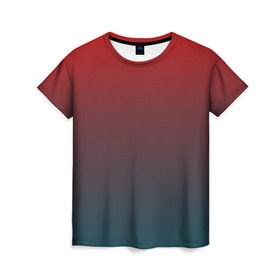 Женская футболка 3D с принтом Алый в Белгороде, 100% полиэфир ( синтетическое хлопкоподобное полотно) | прямой крой, круглый вырез горловины, длина до линии бедер | yaay | алый | бурый | искусство | картина | красный | москва | россия | тон | урал