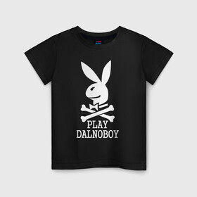 Детская футболка хлопок с принтом Play Dalnoboy (Дальнобойщики) в Белгороде, 100% хлопок | круглый вырез горловины, полуприлегающий силуэт, длина до линии бедер | play dalnoboy | дальнобойщики