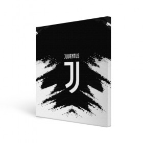 Холст квадратный с принтом JUVENTUS в Белгороде, 100% ПВХ |  | football | soccer | ювентус