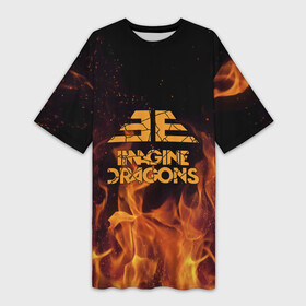 Платье-футболка 3D с принтом Imagine Dragons в Белгороде,  |  | dragons | imagine | альтернативный | американская | арена | бэн макки | группа | драгонс | дэн платцман | дэн рейнольдс | имеджин | инди | индирок | поп | рок | уэйн сермон | электроник