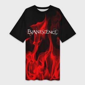 Платье-футболка 3D с принтом Evanescence в Белгороде,  |  | evanescence | punk | rock | альтернативный хип хоп | группа | инди поп | музыка | музыкальное произведение | ноты | панк | регги | рок | синти поп