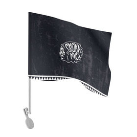 Флаг для автомобиля с принтом Смоки в Белгороде, 100% полиэстер | Размер: 30*21 см | smoky mo | молла | смоки мо