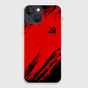 Чехол для iPhone 13 mini с принтом USSR SPORT | СССР в Белгороде,  |  | fc | football | sport | ussr | звезда | красный | ленин | родина | сделано в ссср | серп и молот | союз | спорт | ссср | сталин | страна | текстура | футбол | цвет | шум