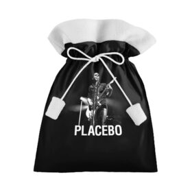 Подарочный 3D мешок с принтом Placebo в Белгороде, 100% полиэстер | Размер: 29*39 см | placebo | альтернативный | брайан молко | инди | индирок | плацебо | рок