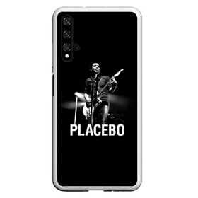 Чехол для Honor 20 с принтом Placebo в Белгороде, Силикон | Область печати: задняя сторона чехла, без боковых панелей | placebo | альтернативный | брайан молко | инди | индирок | плацебо | рок