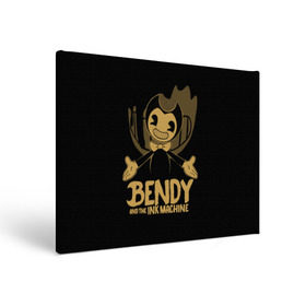 Холст прямоугольный с принтом Bendy and the ink machine (20) в Белгороде, 100% ПВХ |  | bendy | bendy and the ink machine | game | horror | ink | machine | trend | video game