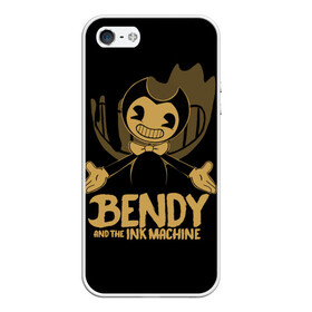 Чехол для iPhone 5/5S матовый с принтом Bendy and the ink machine (20) в Белгороде, Силикон | Область печати: задняя сторона чехла, без боковых панелей | bendy | bendy and the ink machine | game | horror | ink | machine | trend | video game