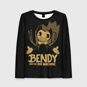 Женский лонгслив 3D с принтом Bendy and the ink machine (20) в Белгороде, 100% полиэстер | длинные рукава, круглый вырез горловины, полуприлегающий силуэт | bendy | bendy and the ink machine | game | horror | ink | machine | trend | video game