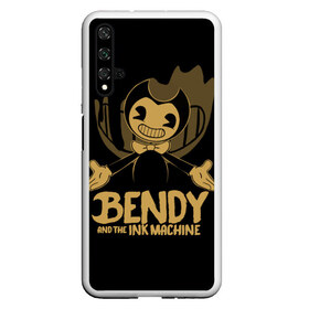 Чехол для Honor 20 с принтом Bendy and the ink machine (20) в Белгороде, Силикон | Область печати: задняя сторона чехла, без боковых панелей | bendy | bendy and the ink machine | game | horror | ink | machine | trend | video game