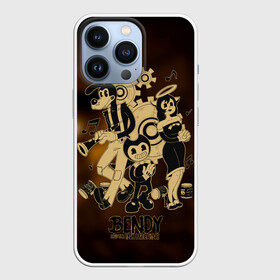 Чехол для iPhone 13 Pro с принтом Bendy and the ink machine (16) в Белгороде,  |  | Тематика изображения на принте: bendy | bendy and the ink machine | game | horror | ink | machine | trend | video game