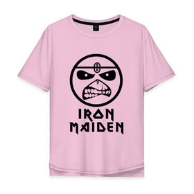Мужская футболка хлопок Oversize с принтом Iron Maiden в Белгороде, 100% хлопок | свободный крой, круглый ворот, “спинка” длиннее передней части | iron maiden | адриан смит | айран | айрон | группа | дэйв мюррей | железная дева | ирон | майден | мейд | мейден | метал | мрачный | музыка | песни | рок | стив харрис | тяжелый | хеви | хевиметал