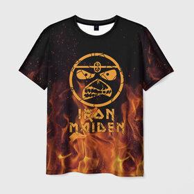 Мужская футболка 3D с принтом Iron Maiden в Белгороде, 100% полиэфир | прямой крой, круглый вырез горловины, длина до линии бедер | iron maiden | адриан смит | айран | айрон | группа | дэйв мюррей | железная дева | ирон | майден | мейд | мейден | метал | мрачный | музыка | песни | рок | стив харрис | тяжелый | хеви | хевиметал